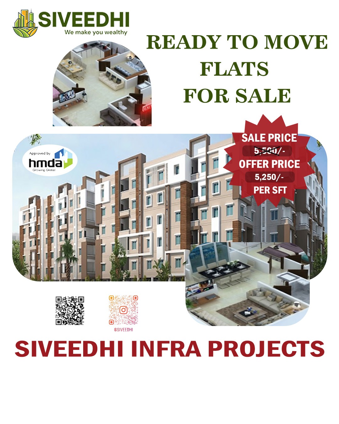 Flats for Sale Ready to Move